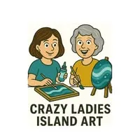 Crazy Ladies Island Art